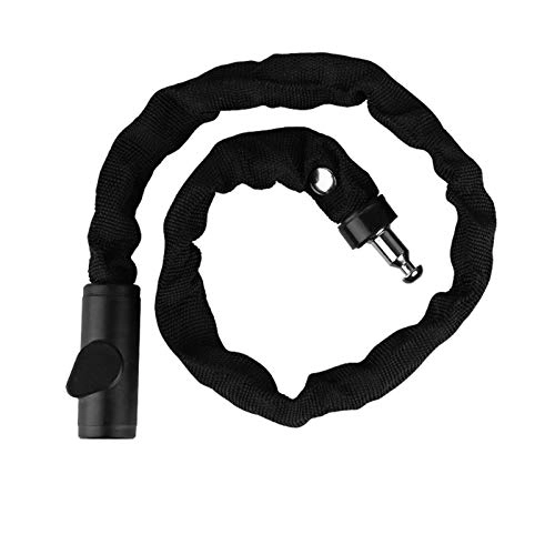 Bike Lock : EWDF Bicycle Lock Road Bike Safety Anti-Theft Outdoor Cycling Security Chain Lock with 2 Keys Motorbike Bicycle Accessories Lock Bicycle Lock (Color : Black 60cm)