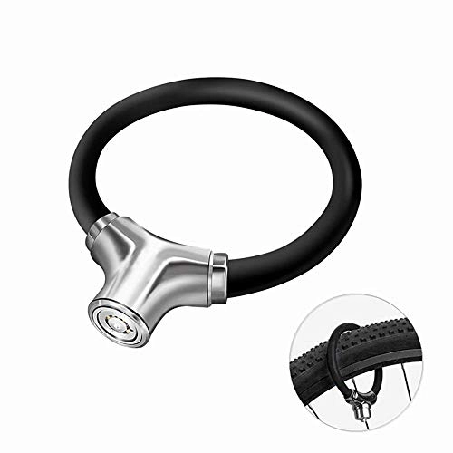 Bike Lock : F adhere Bicycle Cable Lock, Cable Anti-Theft Bicycle Scooter Safety Lock Bicycle Accessories