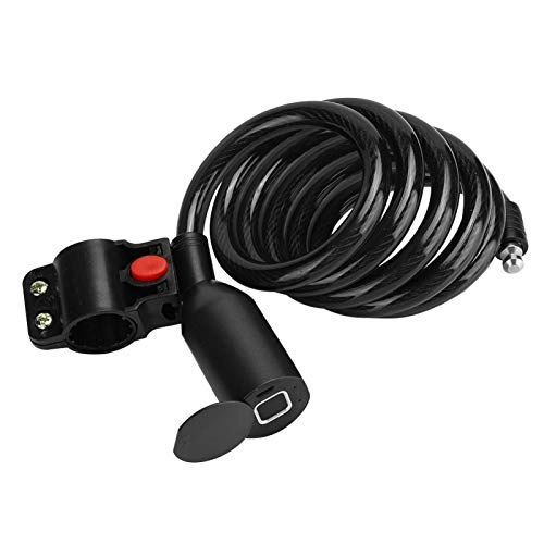 Bike Lock : Fingerprint Lock, 360° Recognition Bike Lock IP65 Waterproof for Electric Vehicles Scooters for Motorcycles Bicycles