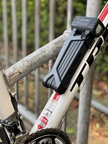 Bike Lock : Flex Connex Compact Bike Lock Black | 35" Extreme Bike Lock - Heavy Duty Bicycle Security Chain Lock Steel Bars| Carrying Case Included (Black Ninja)