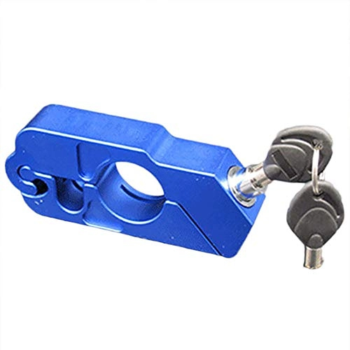 Bike Lock : FULIDA Aluminum Alloy Bike Lock Bicycle Handlebar Lock Motorcycle Anti-Theft Lock Safety Theft Protection Locks MTB Bike Accessories 1PCS, Blue
