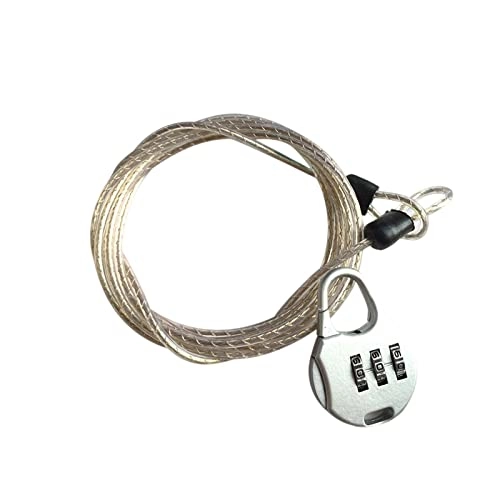 Bike Lock : FYBYKGT Anti-theft Password Lock Steel Cable Luggage Security Protector Bike Chain Locks Backpack Padlock