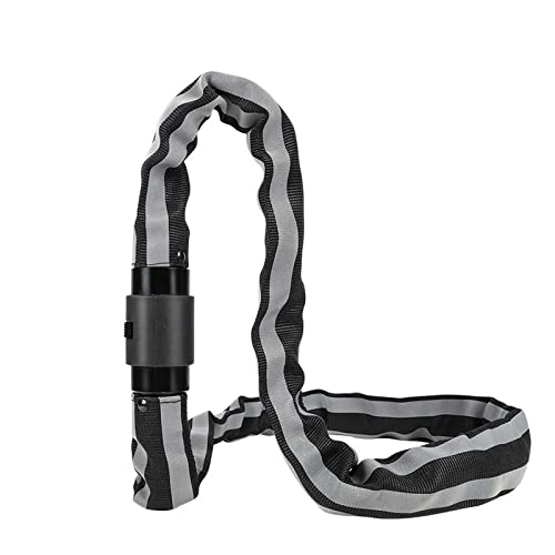 Bike Lock : FYBYKGT Bicycle Lock Anti-Theft Security Chain Lock With Reflective strip MTB Road Bike Motorcycle Scooter Cycling Lock