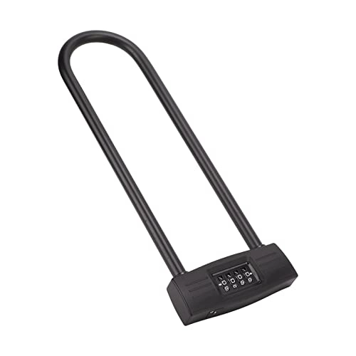 Bike Lock : Gaeirt Combination Lock, Sturdy Stable Anti Theft U Lock for Electric Scooter for Motorcycle for Bicycle