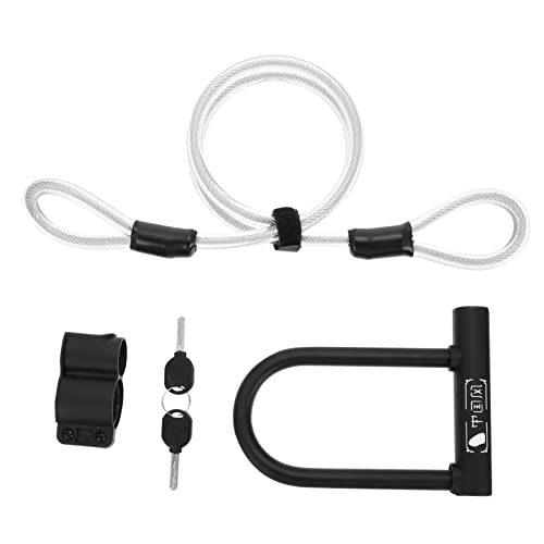 Bike Lock : GAFOKI Cable Cable Bike Cable Lock Scooter Lock Anti- Bike Lock U- Locks Cable Bike Lock Cable U-Locks Cable Cycling Lock Cable Scooter to Weave Carbon Steel Mini Lock Safety Lock Steel