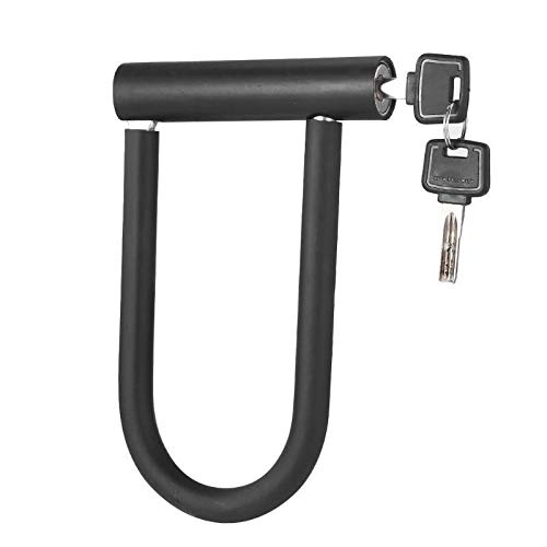 Bike Lock : Gaodpz Bicycle Lock Type 28 Universal Cycling Safety Bike U Lock Steel MTB Road Bike Cable Anti-theft Heavy Duty Lock