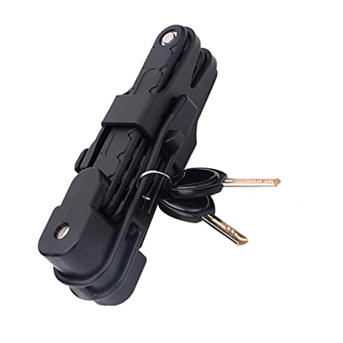 Bike Lock : Garneck Heavy Duty Bike Lock Folding Bike Lock Bike Lock Bicycle Lock Cable Lock Black Socket Accessories Bike Lock Combo Cycle Lock