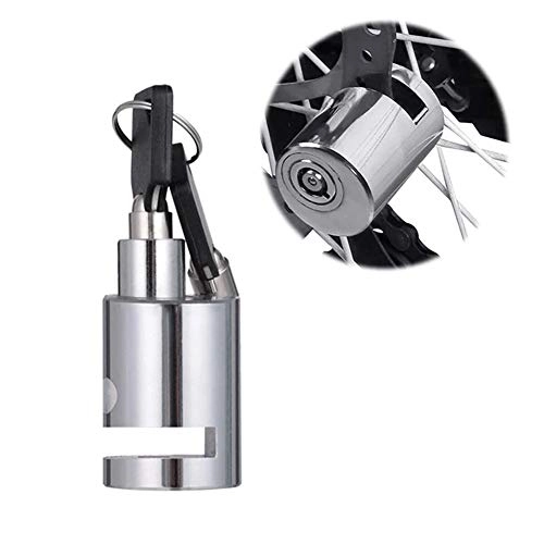 Bike Lock : GHDHTY Anti-theft Anti-rust Safety Motorcycle Bike Disc Lock Steel Alloy Bike Bicycle Disc Brake Lock for Electric Scooter