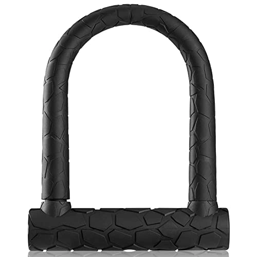 Bike Lock : Gkhowiu Strong Security U Lock Bike Lock Combination Anti-Theft Bicycle Bike Accessories for Road Chain, Black