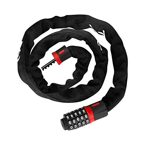Bike Lock : Gtagain Cycling Accessories Chain Locks - Cycling Accessories 5 Digit Resettable Combination Bicycle Cable Chain Lock for Bikes Motorcycles Outdoor Scooters