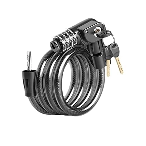 Bike Lock : Guangcailun Bike Chain Lock Cable Anti-Theft Riding Equipment Safety Combination Number Password Locks Electric Cycling Accessories
