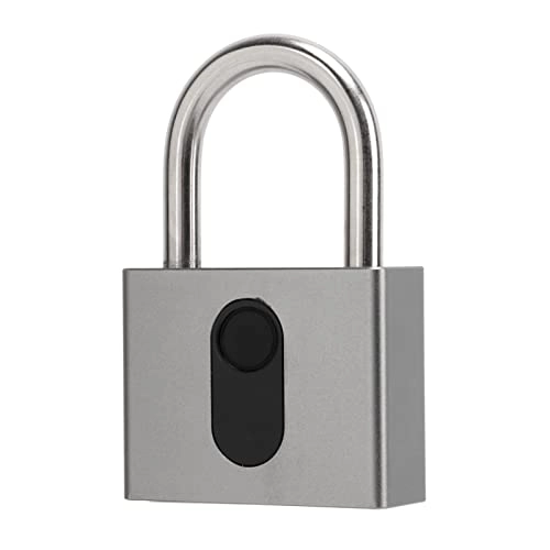 Bike Lock : Gym Locker Lock, Artificial Intelligence Fingerprint Lock IP65 Waterproof USB Charging for Bike for School