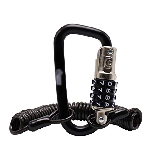 Bike Lock : H-M-SJZ Bicycle Lock Hook Lock, Four Lock Cable Lock, Luggage Trunk Lock Lock Backpack Padlock