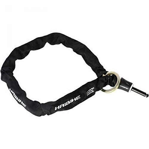 Bike Lock : Haibike 3062303010 Kettenschlösser-3062303010 Chain Locks, Black, 85cm