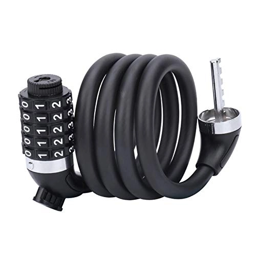 Bike Lock : HBING Bike Chain Locks, Scooter Motorcycle Cable Locks, Security Anti-Theft Bicycle Chain Lock-No Keys Required- Open with Password, for Bicycles, Motorcycles, Scooters, Farms