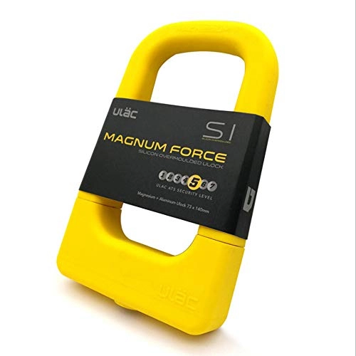 Bike Lock : Heavy Duty Bicycle U Lock Bike Lock, Waterproof And Dustproof U Bike Lockperfect for Bicycle, Scooter, Motorcycle Or Gate- (4.7Inch X 3.7Inch), Yellow