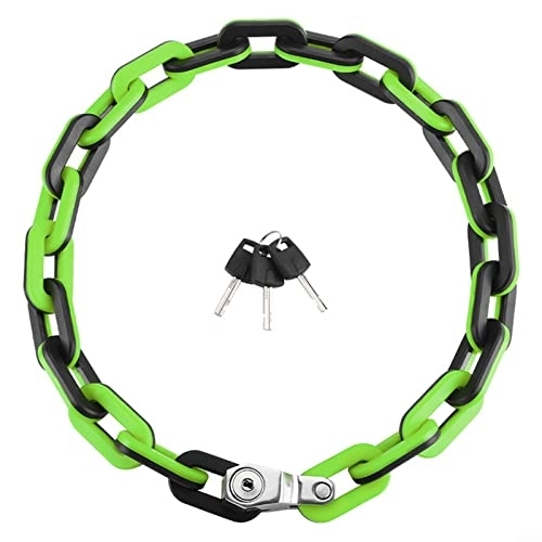 Bike Lock : Heavy Duty Safety Chain Lock-Chain, Stainless Steel Thicked Safety Chain Anti-Theft Links for Bicycle Moped Trailer