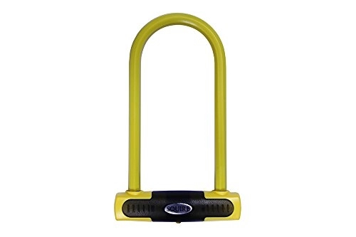 Bike Lock : Henry Squire Eiger Compact Gold Sold Secure D-Lock for Bicycle, Yellow