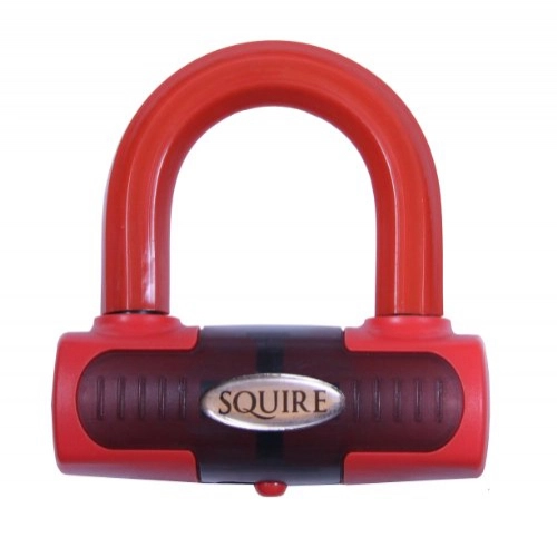 Bike Lock : Henry Squire Eiger Mini Gold Sold Secure Brake Disc Lock for Motorcycle, Red