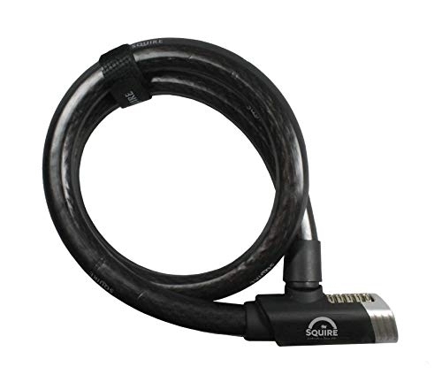 Bike Lock : Henry Squire Mako Armoured Combination Cable Lock and Bracket for Bicycle
