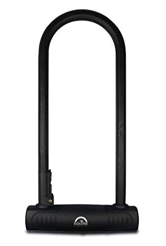 Bike Lock : Henry Squire Reef Silver Sold Secure D-Lock for Bicycle