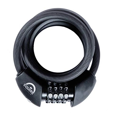 Bike Lock : Henry Squire Zenith Combination Cable Lock with LED, 1800 mm Length x 12 mm Diameter