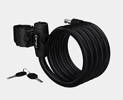 Bike Lock : HIMO Cable Lock for Bike Suitable for Electric Scooter Lock Accessories for Mountain Bike