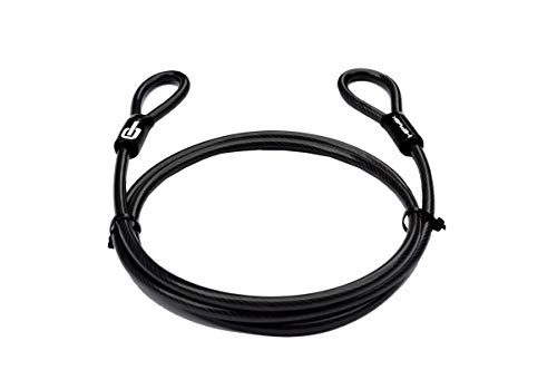 Bike Lock : Hiplok 2MC Bike Lock Accessories Cable, Black, 2 Meter