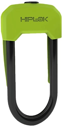 Bike Lock : Hiplok D Bicycle Lock - Green (Lime), 13 mm x 14 x 7 cm