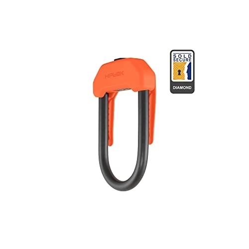 Bike Lock : Hiplok Unisex's DX D Bicycle Lock, Orange, 14 mm x 15 x 85 cm