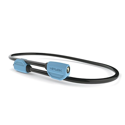 Bike Lock : Hiplok Unisex's Pop Wearable Bicycle Lock, Cyan, 10 mm x 1.3 m / 24-42-Inch