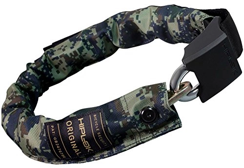 Bike Lock : Hiplok V1.50 Chain Lock - Urban Camo Green / Key Locking Accessories Safety Safe Security Secure Anti Theft Protection Protective Protector Protect Cycling Bicycle Cycle Bike Mountain Road Padlock