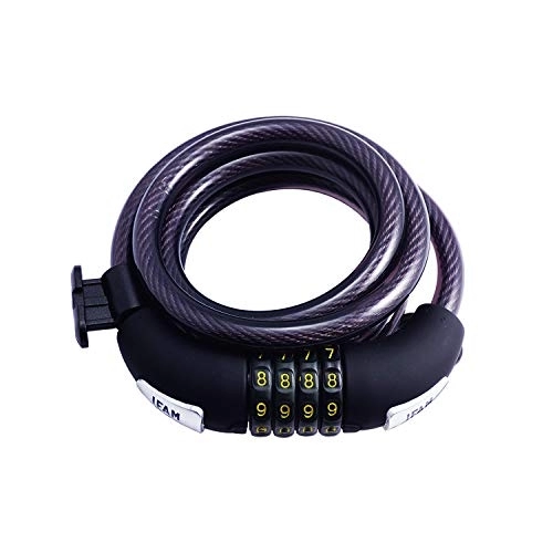 Bike Lock : Ifam 000506 – Spiral Cable Combination 180