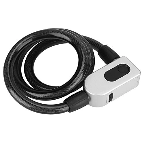 Bike Lock : Intelligent Anti Theft Chargeable Bike Lock Lock Hard Motorbike Lock, for Motorbike Access Control Bike Smart security