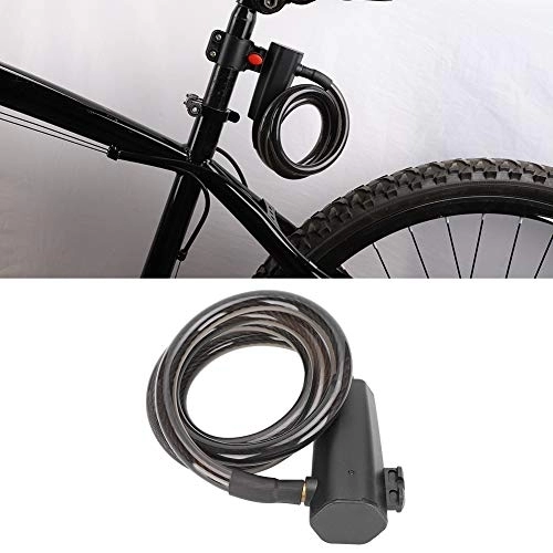 Bike Lock : IP65 Waterproof Steel Wire Lock, Fingerprint Lock, for Bicycle Villas Factory Homes Mountain Bike Bike Community Tricycle