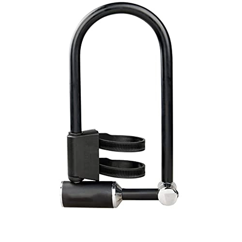 Bike Lock : JHTD Anti-Theft and Strong U-Lock Bicycle Lock Mounting Bracket Durable and Anti-Theft Motorcycle and Bicycle Lock
