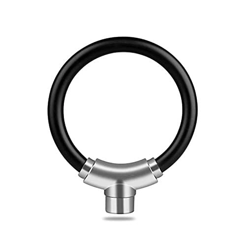 Bike Lock : JHTD Bike Ring Lock, Portable Cable Lock Heavy Duty Security Mountain Road Bike Motorcycle Ring Cable Lock