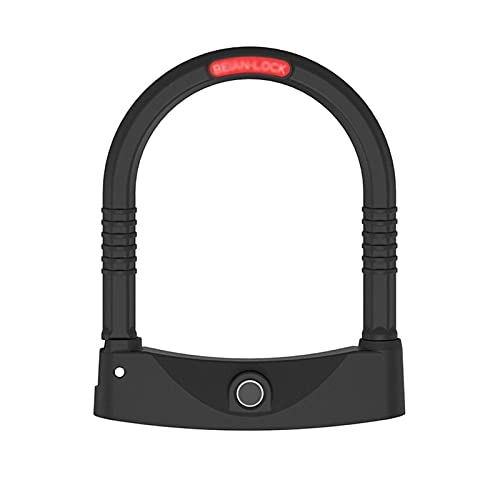 Bike Lock : JHTD Fingerprint Bike U Lock，Waterproof Bike U-Lock Gate Lock with Cable, Duty U-Lock for Road Bike Mountain Bike Electric
