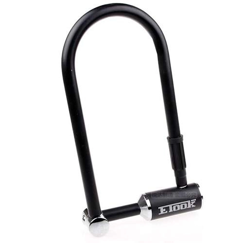 Bike Lock : JLDSFPP Anti Theft 4 Size Strong U Lock For Bike Security Electronic Car Bicycle Lock Steel Bicycle Mountain Road Bike Lock ET 160 L