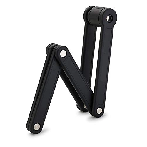 Bike Lock : Jnsio Bike Foldable Lock Heavy Duty 4-Digit Resettable Combination Locks Anti-Theft Strong Security Storage Mounting Bracket Unfolds To 33" / 85Cm for Bicycle Electric Motorcycle