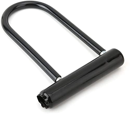 Bike Lock : JQDMBH Bike Locks, Cable Lock Black u-Shaped Foldable Bike Lock Bike Lock Material zinc Alloy Mountain Bike Anti-Theft Device