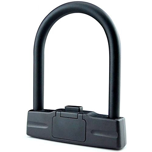 Bike Lock : Jtoony-SP Bike U Lock Bicycle Lock Aluminum Lock U-lock Cycling Lock Cable Lock (Color : Black, Size : One size)