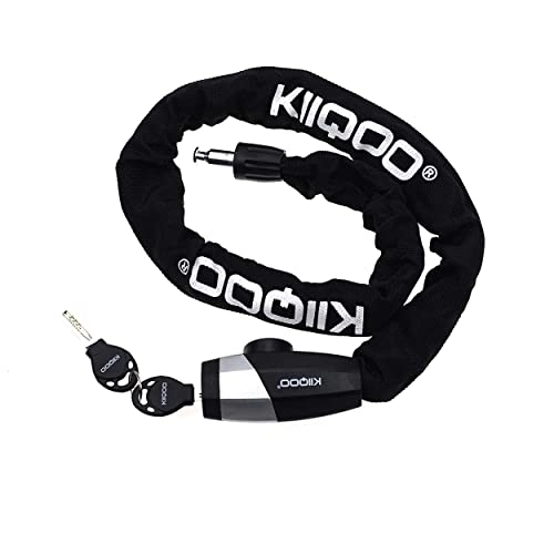 Bike Lock : KIIQOO Motorcycle Scooter Gate Chain Lock Bicycle Fence Lock 8mm / 100cm