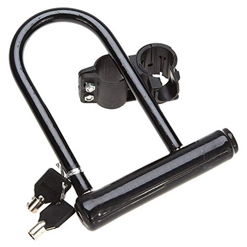 Bike Lock : KJGHJ Bicycle Lock Motorbike Motorcycle Scooter Bike Bicycle Cycling Security Steel Chain U D Lock Bicycle Accessories 13x18cm U-Lock