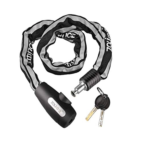 Bike Lock : KMDSM Bicycle Chain Lock / Glass Door Lock / Mountain Bike Key Lock / Alloy Steel Anti-theft Lock / Riding Equipment Bicycle Accessories