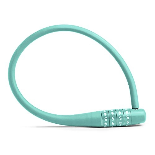Bike Lock : Knog Lock Cable 62cm Party Combo (Turquoise)