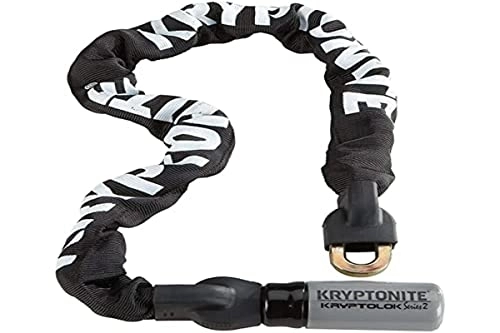 Bike Lock : Kryptonite 0720018002192 Kryptolok 917 Integrated Chain - 5' (9.5Mm X 110Cm) Locks, 9.5 x 110 cm