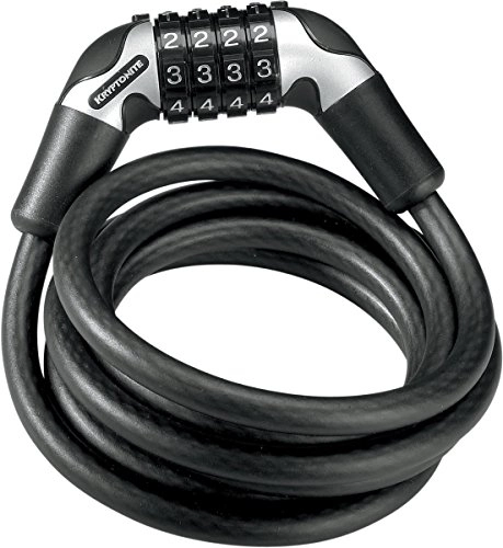 Bike Lock : KRYPTONITE 10mm Flexible Braided Steel KryptoFlex 1018 Combo Cable Lock 720018-999928