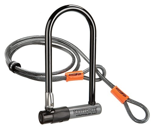 Bike Lock : Kryptonite Bike Lock with 4-Feet Kryptoflex Cable - 2008 Edition