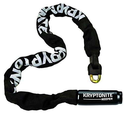 Bike Lock : Kryptonite Keeper 785 Integrated Chain Lock 7 mm x 85 cm Black